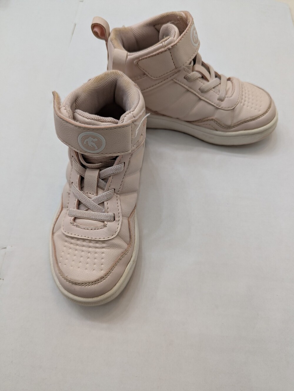 AND1 Toddler Girl's Pink High Top Sneakers Shoes Size 9